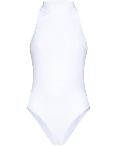 Alaïa Alaïa Sleeveless Turtleneck Bodysuit - White