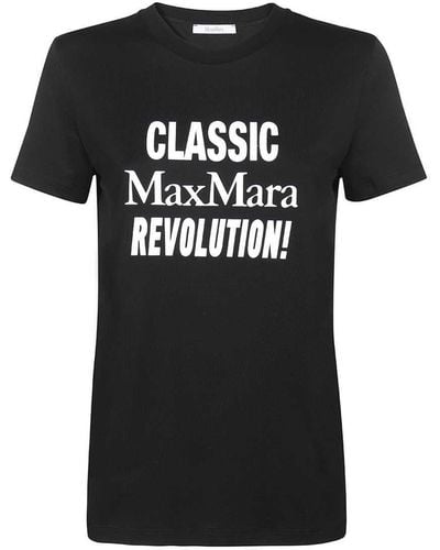 Max Mara Gerard Cotton T-shirt - Black