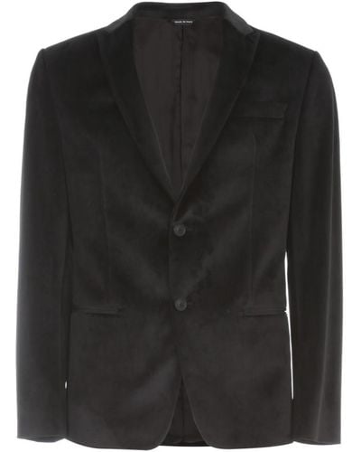 Emanuel Ungaro Viscose Velvet Jacket Clothing - Black