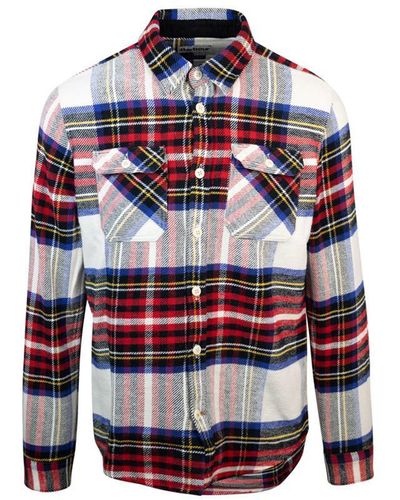 Barbour Checked Long-sleeved Shirt - Red