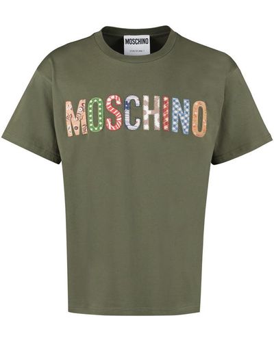 Moschino Logo Cotton T-shirt - Green