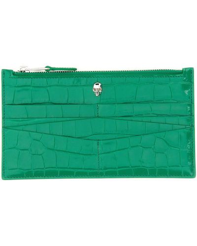 Alexander McQueen Wallet Woman - Green