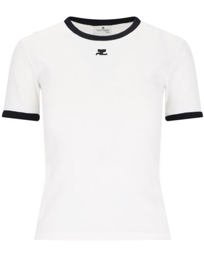 Courreges T-Shirts And Polos - White
