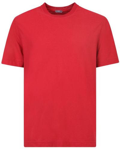 Zanone T-shirts - Red