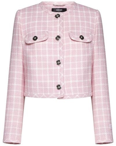 Versace Coats - Pink