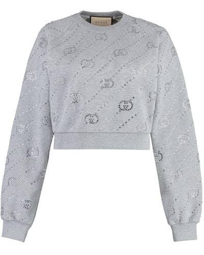 Gucci Monogrammed Sweatshirt - Grey