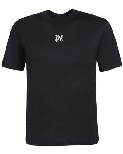 Palm Angels T-Shirts - Black