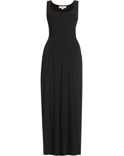 Michael Kors Knitted Long Dress - Black