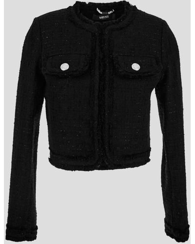 Versace Cotton Jacket - Black