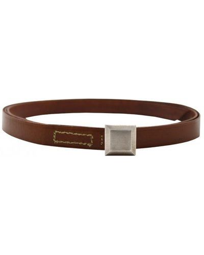 Frenckenberger Leather Belt Accessories - Brown