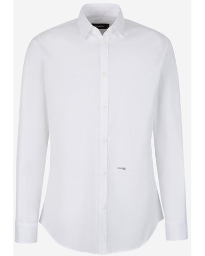DSquared² Cotton Poplin Shirt - White