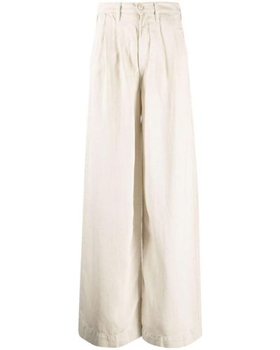 Tod's Pouty Prep High Waist Jeans - Natural