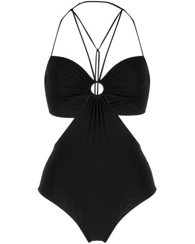 Nensi Dojaka Cut-out Swimsuit - Black