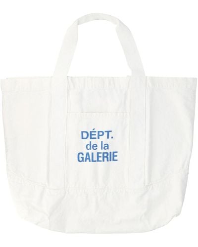 GALLERY DEPT. "Dept. De La Galerie" Tote Bag - White