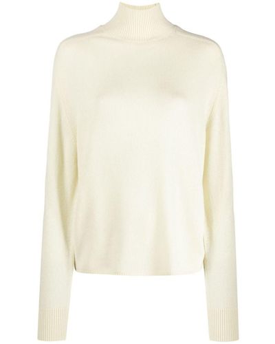 Forte Forte High-neck Fine-knit Sweater - White