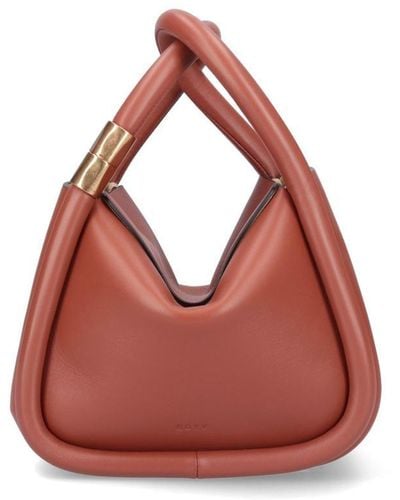 Leather handbag Boyy Camel in Leather - 34861261