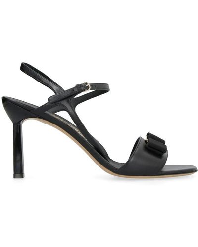 Ferragamo Gabriela 95mm Open-toe Sandals - Black