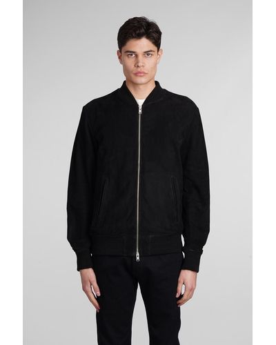 Dfour Men's Leather Jacket Black main image 1