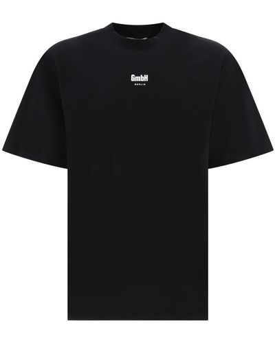 GmbH T-Shirt With Logo Print - Black