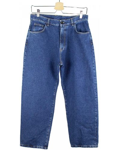 LC23 Denim 5 Pocket Pants Clothing - Blue