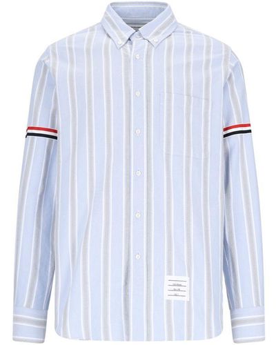 Thom Browne Stripe Shirt - Blue