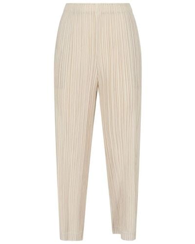 Pleats Please Issey Miyake Issey Miyake Pleats Please Trousers - Natural