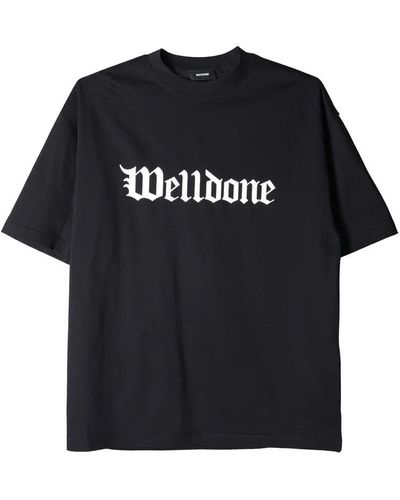we11done T-Shirts And Polos - Black