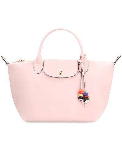 Longchamp Le Pliage Xtra S Leather Handbag - Pink