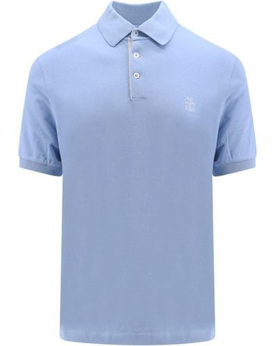 Brunello Cucinelli Polo Shirt - Blue