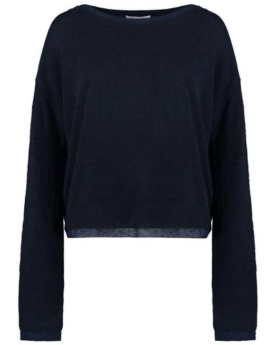 Vince Long Sleeve Crew-neck Sweater - Blue