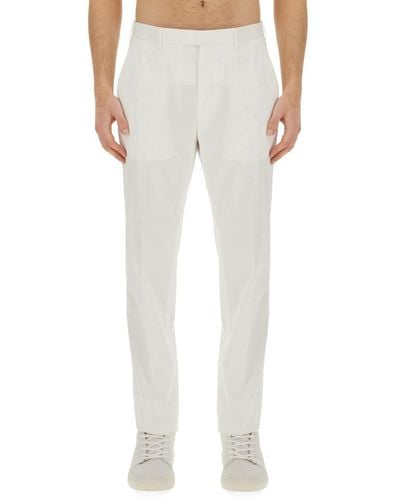 Zegna Cotton Trousers - White