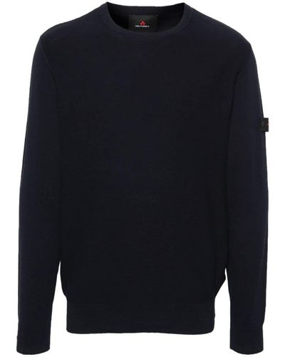 Peuterey Cotton Crewneck Sweater - Blue