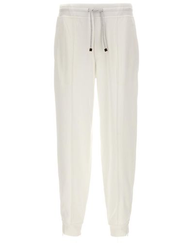 Brunello Cucinelli Jersey Sweatpants - White