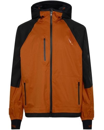 ZEGNA Orange Nylon Soft Jacket