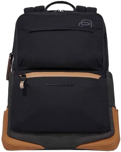 Piquadro Backpack For Computer And Ipad Bags - Black