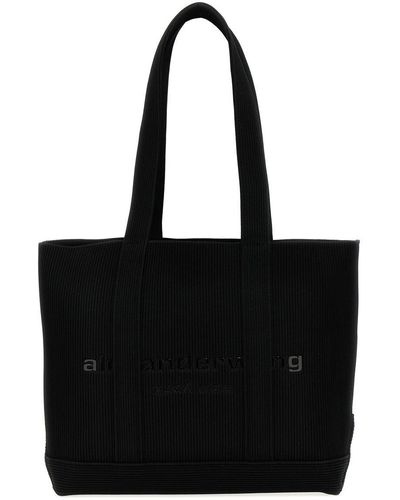 Alexander Wang Knit Medium Tote Bag - Black