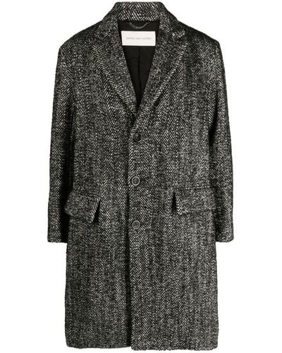 Dries Van Noten 00110-rusty 7059 M.w.coat Clothing - Black