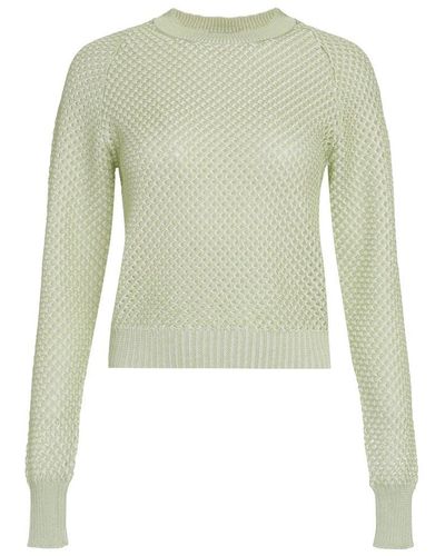 Fabiana Filippi Cotton-Blend Sweater - Green