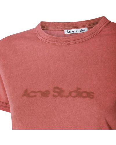Acne Studios T-Shirts And Polos - Pink