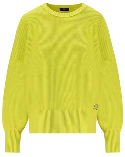 Elisabetta Franchi Cedar Crewneck Sweater - Yellow