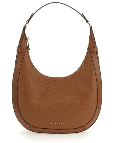 Michael Kors Hobo Bag "preston" Large - Brown