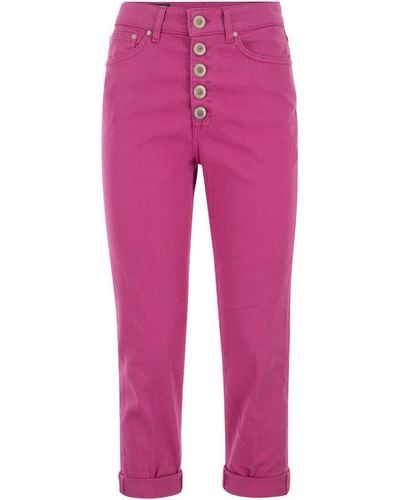 Dondup Koons - Loose-fit Fleece Pants - Pink