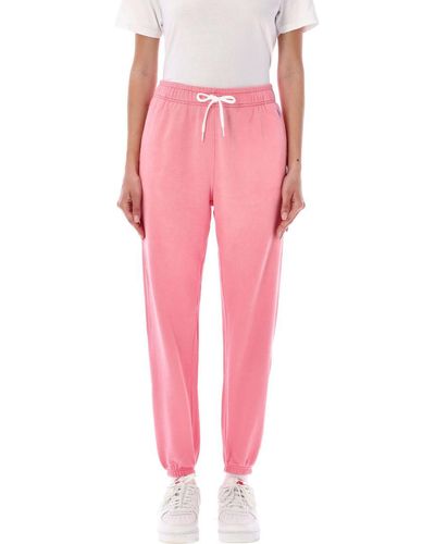 Polo Ralph Lauren Jogging Washed Fleece Trousers - Pink