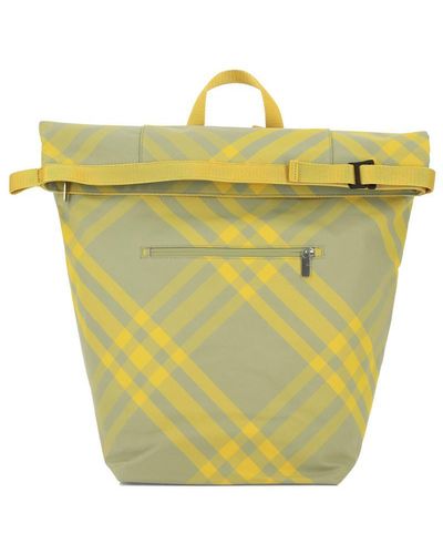 Burberry "roll" Backpack - Yellow