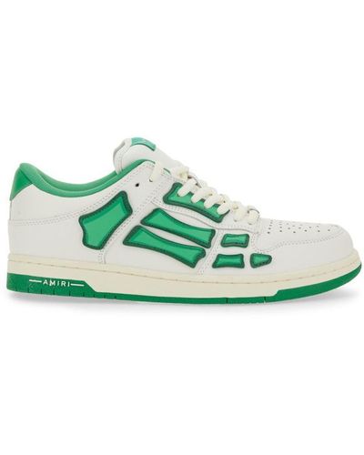 Amiri Chunky Skeleton Low Top Trainers, , 100% Rubber - Green