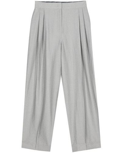 Emporio Armani Wide-Leg Trousers - Grey