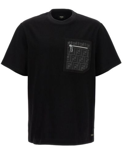 Fendi Ff T-shirt Black