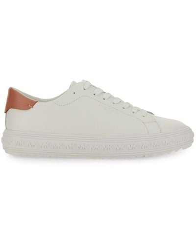 Michael Kors Leather Trainer - White