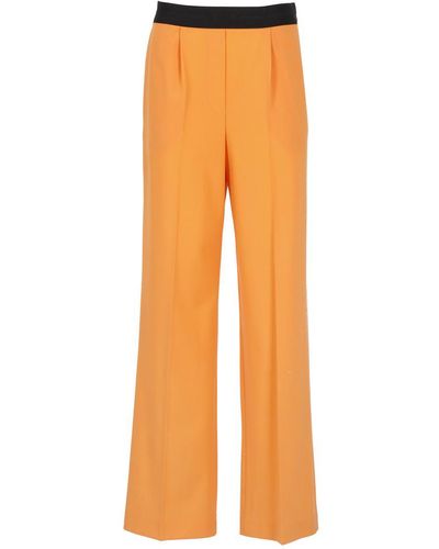 MSGM Wool Trousers - Orange