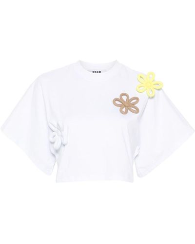 MSGM T-Shirts & Tops - White